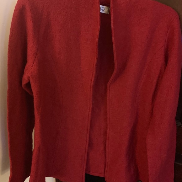 Red Kasper Size Medium Jacket - Picture 2 of 4